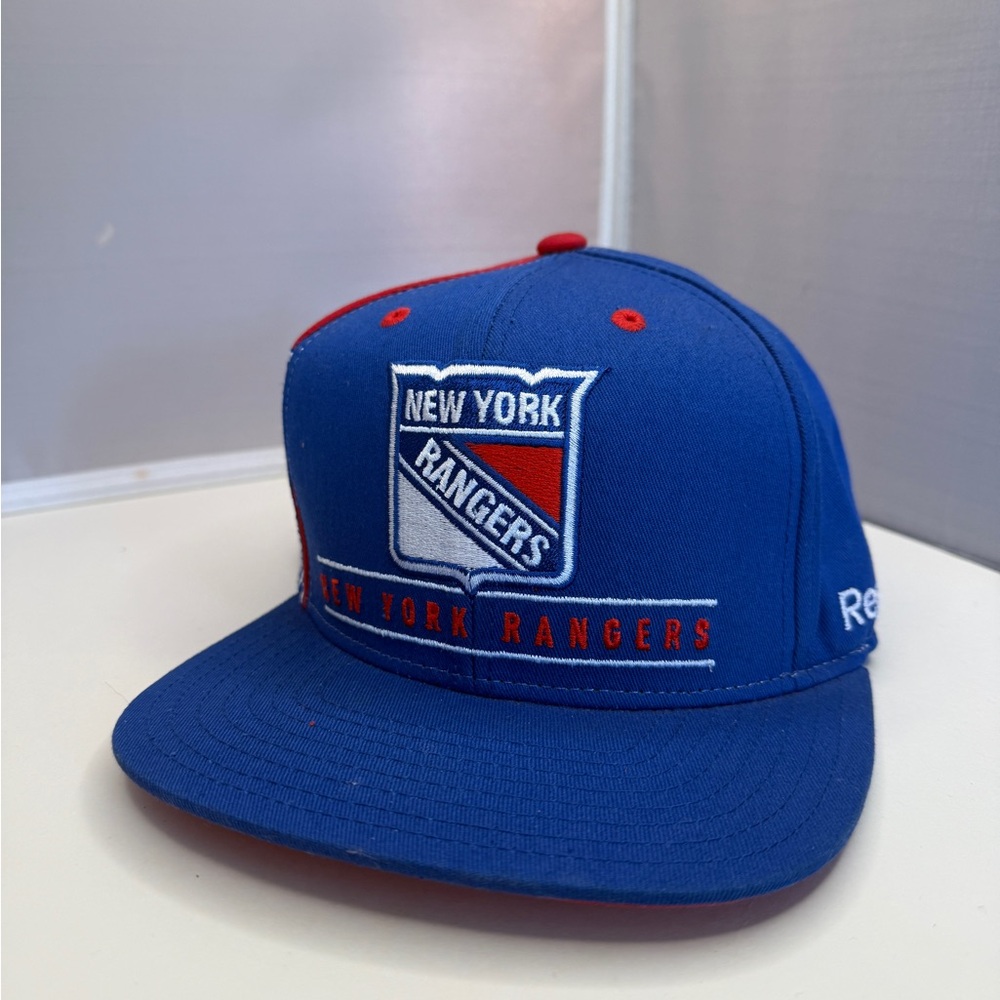 Reebok Blue Cap with Red Accents